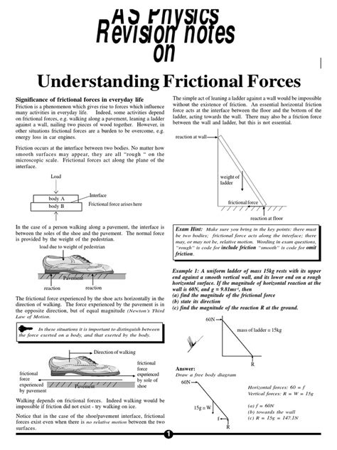 Friction review (article) .